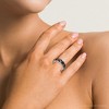 Pompeii3 13Ct Black Diamond Eternity Ring 10k Gold Lab Created - 4 of 4