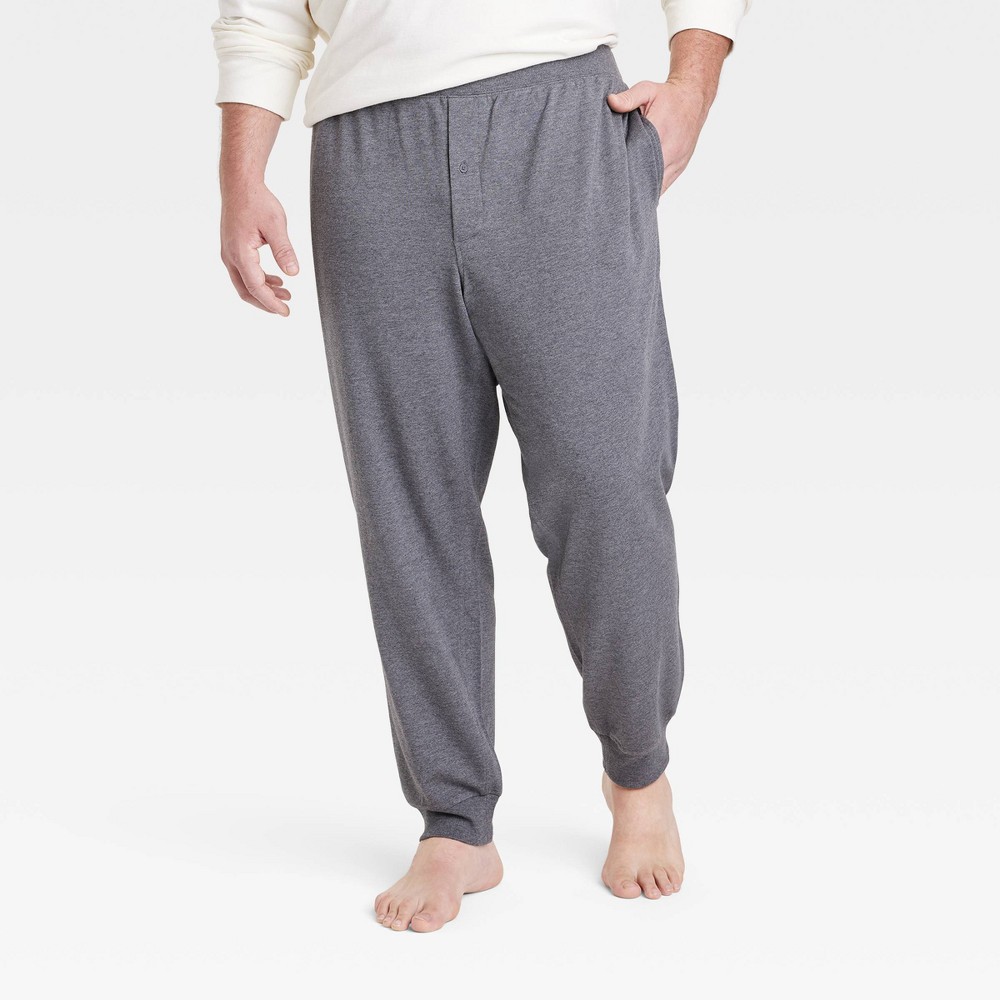 Men's Big & Tall Cotton Modal Knit Jogger Pajama Pants - Goodfellow & Co™ Black 5XLT -  88272763