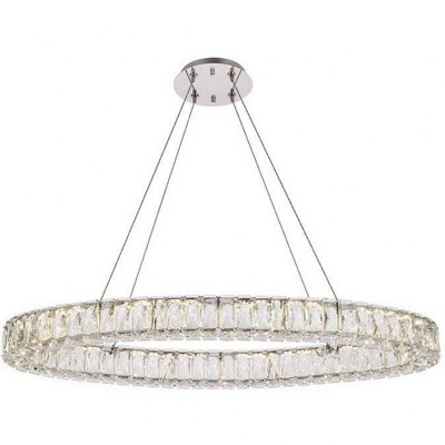 Elegant Lighting Monroe 1 - Light Pendant in  Chrome