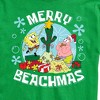 Men's - SpongeBob SquarePants - Merry Beachmas Patrick and Spongebob Short Sleeve Graphic T-Shirt - 2 of 4