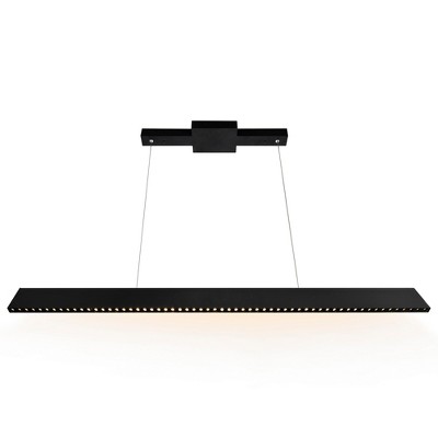CWI Lighting Bellagio 45 in LED Integrated Black Chandelier