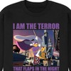 Men's - Disney - Darkwing Duck I Am The Terror That Flaps In The Night Graphic Fleece Sweatshirt - 2 of 4