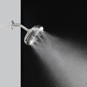 Nebia Corre Four Function Fixed Shower Head Bathroom Hardware Set Brushed Nickel - Brondell: Includes Towel Ring, Plastic Material - 1 of 4