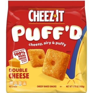 Cheez-It Puff'd Double Cheese Crackers - 5.75oz - 1 of 4