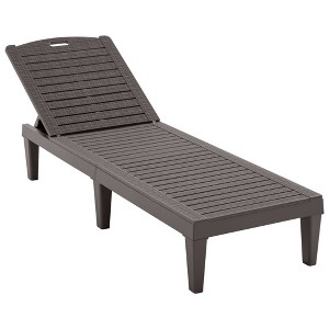 Dexmalle Set of 2 Patio Chaise Lounges with Adjustable Backrest - 1 of 4