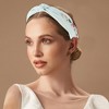 Unique Bargains Women's Elegant Heart Faux Diamond Wide Hairband 6.89"x5.51" 1 Pc - 2 of 3