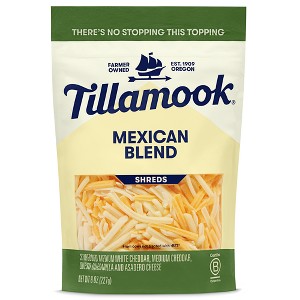 Tillamook Mexican Blend Finely Shredded Cheese - 8oz - 1 of 4