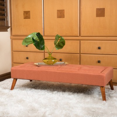 Modern Upholstered Shoe Ottoman Bench, Fabric Tufted Bed Stool, End Bed Bench, Footrest,52.00'' x 23.00'' x 16.00''(4.33*1.92*1.33ft)