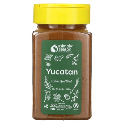 USimplySeason Artisan Spice Blend, Yucatan, 4.8 oz (135 g)
