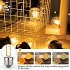 Runesay E26 Low Light Bulbs, 1Watt G40 Edsion Small LED Light Bulbs Equal to 10w Incandescent, 2700k Warm White, 230V, 2Pcs - 3 of 4