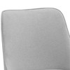 Stone 100% Polyester Bentwood Colfax Mid-Century Modern Side Chair (Set of 2) with Tapered Metal Legs and Fabric Seat and Back - 2 of 4