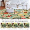 COZONY Vintage Floral Area Rug, Machine Washable Low Pile Carpet with Non-Slip Backing for Living Room & Bedroom - 3 of 4
