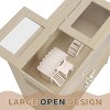 Angel Sar Large Hamster Cage, Wooden Guinea Pig Cages with Detachable Cabinet, Guinea Pig Hutch with Bridge, Openable Top - 3 of 4