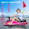 24V Electric Drift Go-Kart for Kids Ages 3-12 with 1:1 Steering Ratio, Rear-Wheel Drifts¨C Safe & Durable Ride-On Kart - 4 of 4