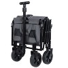 CAVINAS Expandable Dual-Layer Utility Wagon Cart, Lightweight Folding Wagon with 100% Extra Space, Shopping Cart for Camping, Sports - 4 of 4