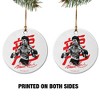 Bruce Lee Signature Porcelain Holiday Christmas Tree Ornament  2.8" (7.1 cm) - 2 of 4