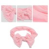 Unique Bargains Cotton Bow Headband Fashion Cute Hair Band for Child 6.3 Inch - 3 of 4