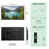 SYLVOX Smart Outdoor TV, 50" 4K UHD 700nits Weatherproof Google TV, IP55 Waterproof TV for Partial Sun (Patio NEW) - 4 of 4