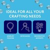 Impresa Quartz Pearl Beads Balls - 20 Pack - 6mm OD Clear Quartz Crystal Spacer Beads for Jewelry Making, Bracelets and Crafts - 4 of 4