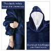 Solaris Women Flannel Blanket Hoodie Oversized Sweatshirt, Wearable Fleece Blanket Woman, Valentine’s Day Gift for Her - 2 of 4