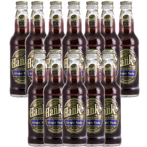 Hank's Genuine Gourmet Grape Soda, 12 fl oz Bottles – Premium Craft Soda with Tart, Juicy Flavor. -  Crisp and Refreshing, Pack of 12 - 1 of 1