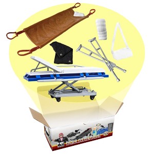 Stretcher Match Accessory Set for WWE & AEW Wrestling Action Figures - 1 of 2