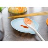 Nat & Jules Ice Blue 6 x 4 Glossy Ceramic Oval Countertop Spoon Rest - 4 of 4