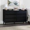 Mid-Century Modern Solid Wood 6 Drawer Double Dresser - Saracina Home - 2 of 4