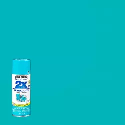 Rust-Oleum 12oz 2X Painter's Touch Ultra Cover Gloss Seaside Spray Paint Aqua