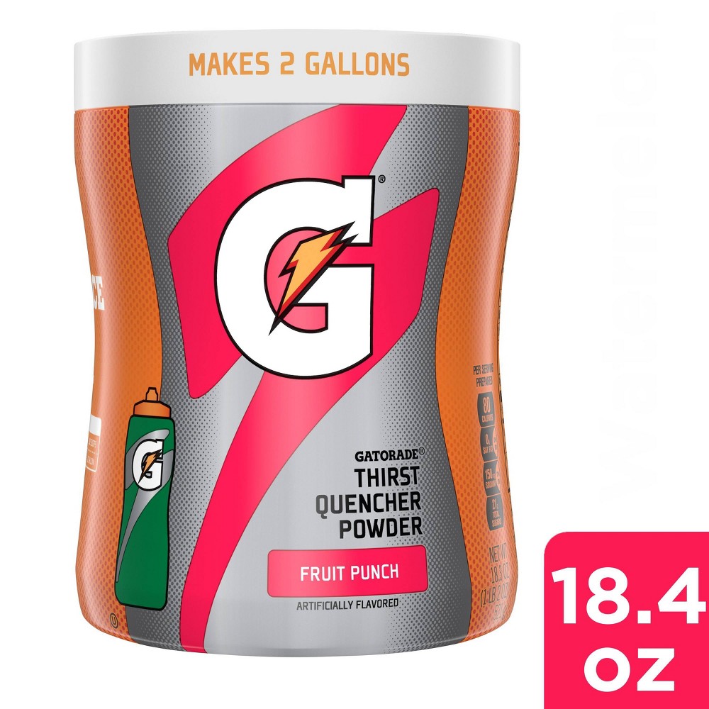 GTIN 052000038040 product image for Gatorade Fruit Punch Powder Cannister Sports Drink - 18.4oz | upcitemdb.com