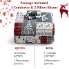 Christmas Comforter Set, Reversible Printed 3 Pieces Bed Set Holiday Decorative Bedding, Soft Microfiber Fabric - 4 of 4
