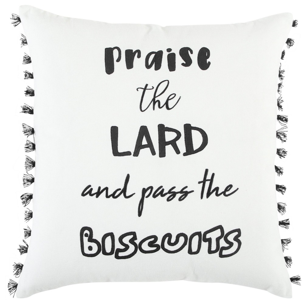 Photos - Pillow 20"x20" Oversize Biscuits Square Throw  Cover - Rizzy Home