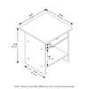 Furinno Dario End Table/ Night Stand Storage Shelf with Bin Drawer, Americano/Medium Brown - 2 of 4