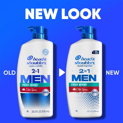 Head & Shoulders Old Spice Pure Sport Advanced Men 2-in-1 Anti Dandruff Shampoo & Conditioner, 4 of 13