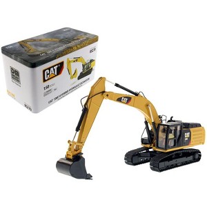 CAT Caterpillar 336E H Hybrid Hydraulic Excavator with Operator "High Line Series" 1/50 Diecast Model by Diecast Masters - 1 of 4