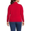 Lands' End Women's Relaxed Cotton Long Sleeve Mock Turtleneck - 2 of 3