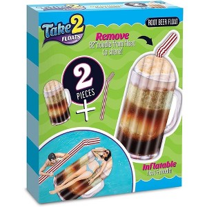 Mighty Mojo Root Beer Float and Noodle Pool Float Tube - 1 of 2