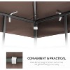 Gulches 10x10 Ft Outdoor Patio Gazebo Replacement Canopy - Double Tiered Roof Cover Only (Frame Not Included) - 4 of 4