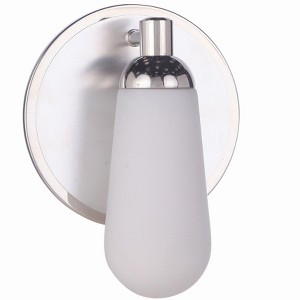 Craftmade Lighting Riggs 1 - Light Wall Light in  Brushed Polished Nickel/Polished Nickel - 1 of 1