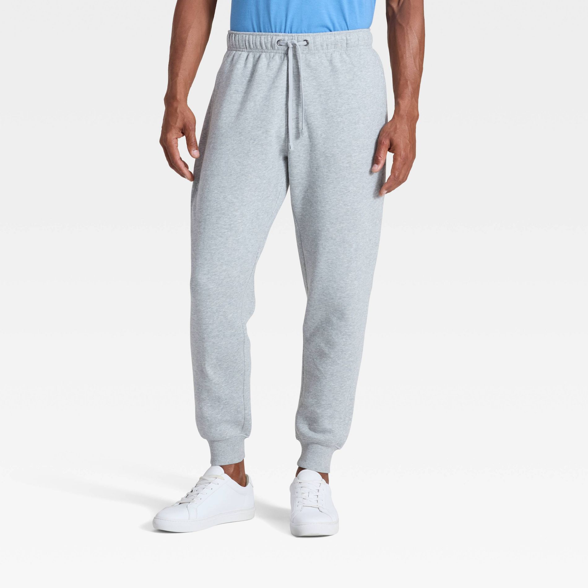 Men's Every Wear Fleece Jogger Pants - Goodfellow & Co™ Gray L