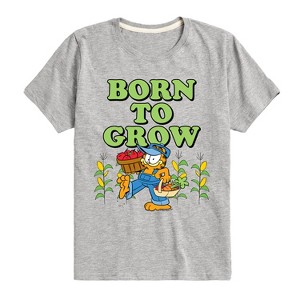 Boys' - Garfield - Born To Grow Short Sleeve Graphic T-Shirt - 1 of 4