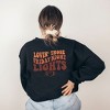 Simply Sage Market Women's Graphic Sweatshirt Friday Night Lights Football Front and Back Design - 3 of 4