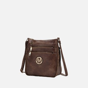 MKF Collection Salome Shoulder Crossbody Women’s Handbag Expandable Multi-Compartment Vegan Leather by Mia K - 1 of 4