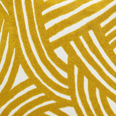 brushstroke yellow embroidery