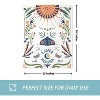 Folkulture Kitchen Hand Towels, Set of 3, 20 x 26 inches 100% Cotton Dishcloths Sets for Home, Farmhouse Dish or Tea Towels (Luna Rosa) - 2 of 4