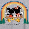 Women's - Disney - Explore Together Rainbow Oversized Graphic T-Shirt - 2 of 4