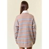 Women's Striped Front Button Closure Aaliyah Cardigan - Doe and Rae - 2 of 2