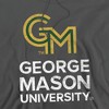 George Mason University Official Distressed Primary Logo Adult Pull-Over Hoodie - 2 of 4