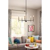 Lark Hux 5 - Light Chandelier in  Black/Lacquered Brass - 3 of 4