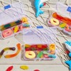 Juvale 12 Pack Mini Clear Storage Containers with 10 Grid Dividers, Small Plastic Tackle Box for Beads, Buttons, DIY Jewelry (2.5 x 5 in) - 3 of 4